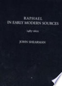 Raphael in early modern sources (1483-1602) /