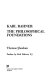 Karl Rahner, the philosophical foundations /