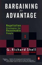 Bargaining for advantage : negotiation strategies for reasonable people /