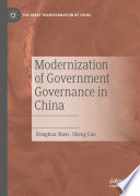 Modernization of government governance in China /