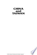 China and Taiwan : cross-strait relations under Chen Sui-bian /