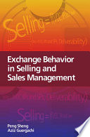 Exchange behavior in selling and sales management /
