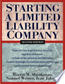 Starting a limited liability company /
