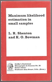 Maximum likelihood estimation in small samples /