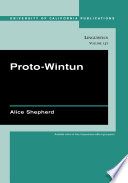 Proto-Wintun /