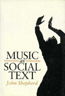 Music as social text /