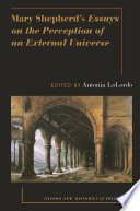 Mary Shepherd's Essays on the perception of an external universe /
