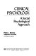 Clinical psychology : a social psychological approach /