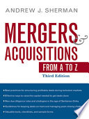 Mergers & acquisitions from A to Z /