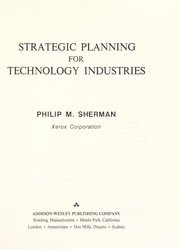 Strategic planning for technology industries /