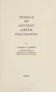 Models of ancient Greek philosophy /