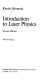 Introduction to laser physics : with 99 figures /