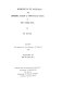 Reconstructing the paleoecology and taphonomic history of Ramapithecus wickeri at Fort Ternan, Kenya /