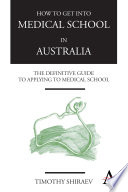 How to get into medical school in Australia /
