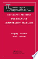Difference methods for singular perturbation problems /