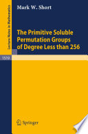 The primitive soluble permutation groups of degree less than 256 /