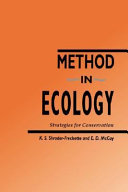 Method in ecology : strategies for conservation /