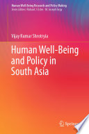 Human Well-Being and Policy in South Asia /