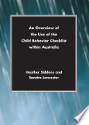 An overview of the use of the Child Behavior Checklist within Australia /