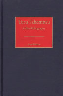Toru Takemitsu : a bio-bibliography /