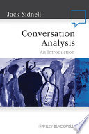 Conversation analysis : an introduction /