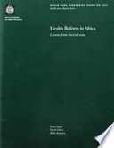 Health reform in Africa : lessons from Sierre Leone /