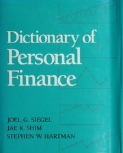 Dictionary of personal finance /