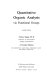 Quantitative organic analysis via functional groups /