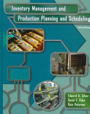 Inventory management and production planning and scheduling /