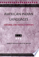 American Indian languages : cultural and social contexts /