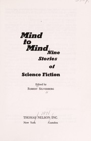 Mind to mind ; nine stories of science fiction.