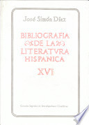 Bibliografía de la literatura hispánica /