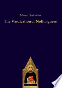 The vindication of nothingness /