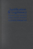 Justification and legitimacy : essays on rights and obligations /