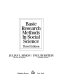 Basic research methods in social science /