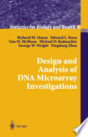 Design and analysis of DNA microarray investigations /