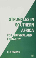 Struggles in Southern Africa for survival and equality /