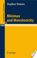 Minimax and monotonicity /