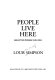 People live here : selected poems 1949-1983 /