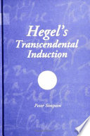 Hegel's transcendental induction /