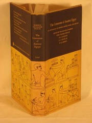 The literature of ancient Egypt ; an anthology of stories, instructions, and poetry /