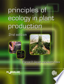 Principles of ecology in plant production /