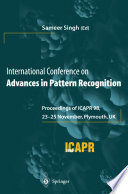 International Conference on Advances in Pattern Recognition : Proceedings of ICAPR '98, 23-25 November 1998, Plymouth, UK /