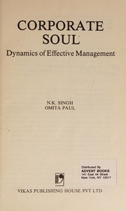 Coporate soul : dynamics of effective management /