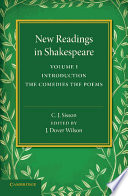 New readings in Shakespeare /