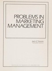 Problems in marketing management /