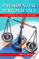 Presidential performance : a comprehensive review /