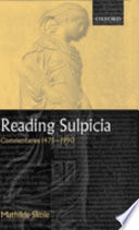 Reading Sulpicia : commentaries, 1478-1990 /