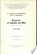 Oxyurata of animals and man = Oksiuraty zhivotnykh i cheloveka /