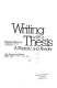Writing with a thesis : a rhetoric and reader /
